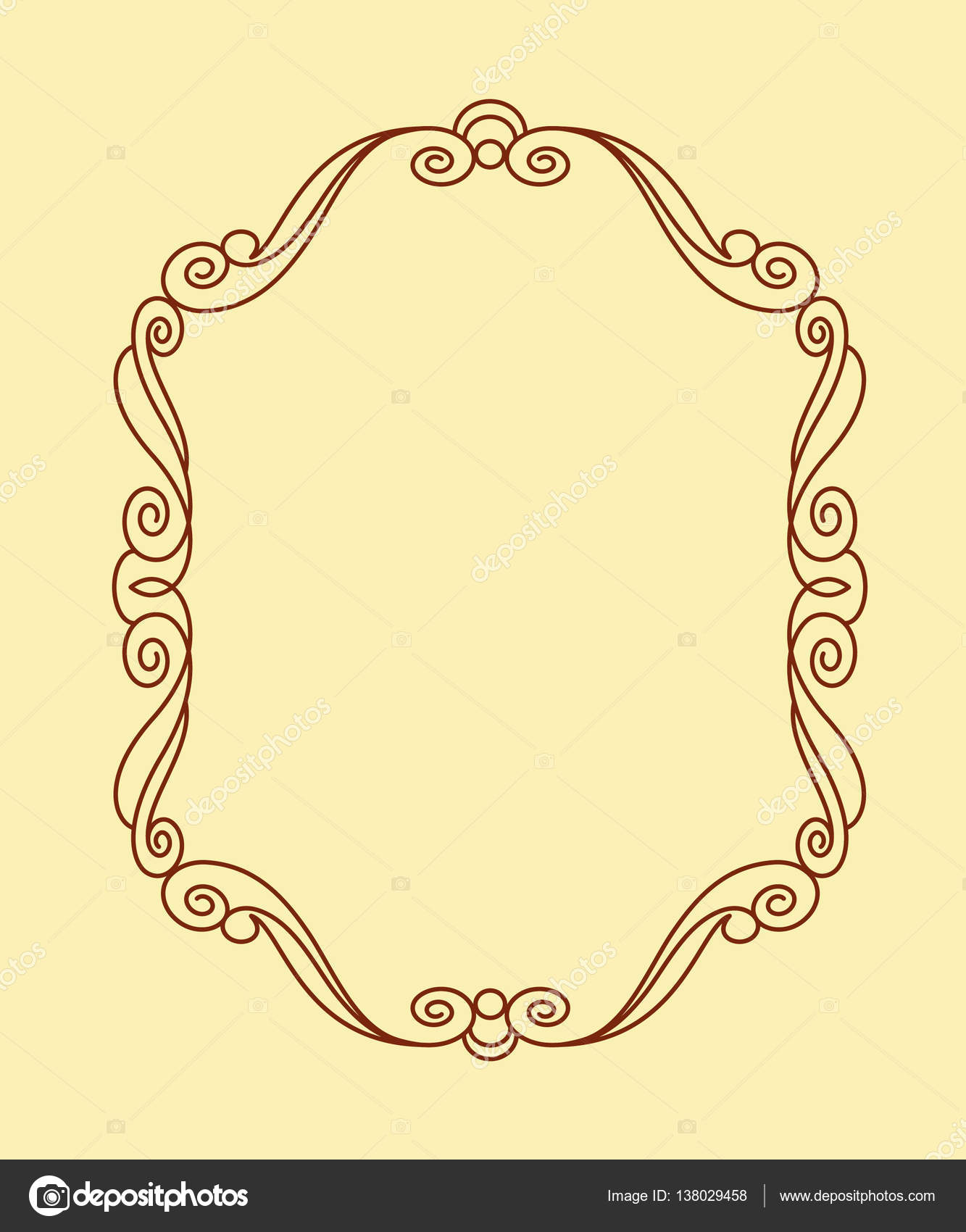 Decorative Vintage Frame With Hearts Vector Illustration Vector Image By C Vlades911 Vector Stock