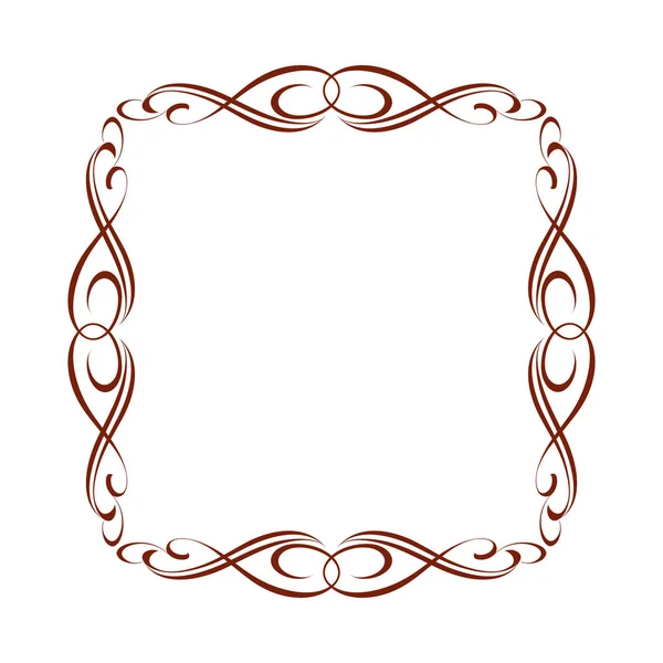 Kalligraphische Frames .vintage vector.well für einfache Bearbeitung gebaut. Vektorillustration. — Stockvektor