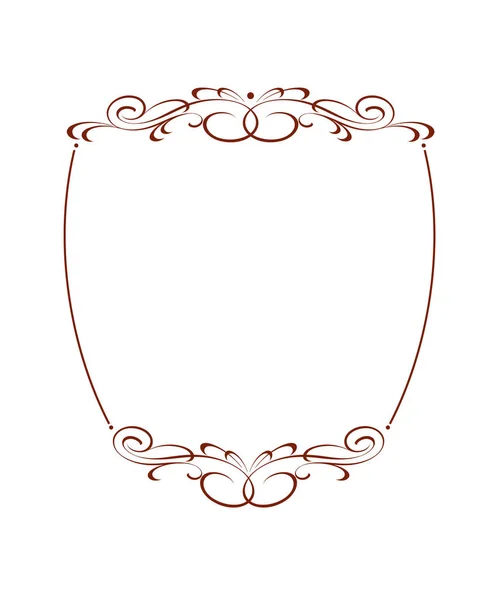 Alligraphic frames. Vintage vector. Goed gebouwd voor eenvoudige bewerking. Vectorillustratie. — Stockvector