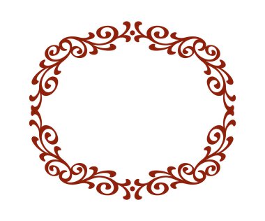  Dekoratif çerçeveler. Vintage vektör. Kolay düzenleme için inşa. Vektör çizim.