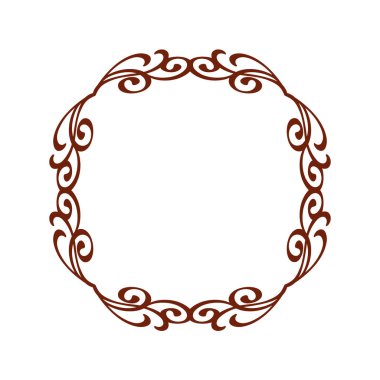 Dekoratif çerçeveler. Vintage vektör. Kolay düzenleme için inşa. Vektör çizim.