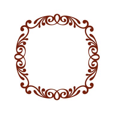Dekoratif çerçeveler. Vintage vektör. Kolay düzenleme için inşa. Vektör çizim.