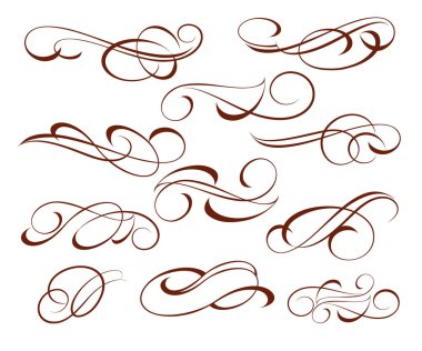 Tasarım öğeleri. Vektör çizim. Vektör çizim.