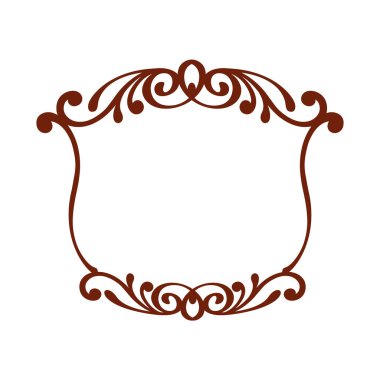 Dekoratif çerçeveler. Vektör çizim.