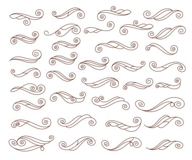 Tasarım öğeleri. Vektör çizim.