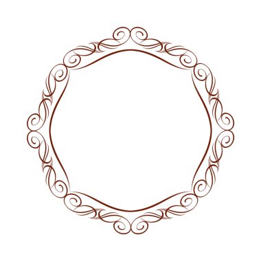 Retro tarzı çerçevede. Vektör çizim.