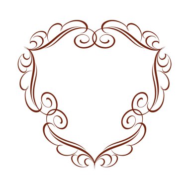 Retro tarzı çerçevede. Vektör çizim.