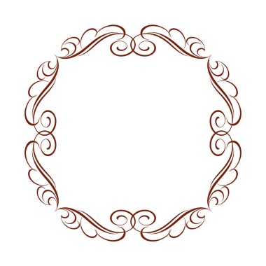 Retro tarzı çerçevede. Vektör çizim.