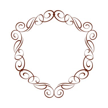 Retro tarzı çerçevede. Vektör çizim.