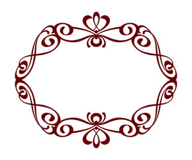 Dekoratif çerçeveler. Vektör çizim.