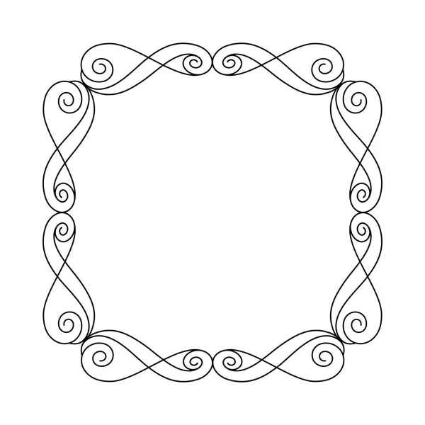 The frame is elegant.Vector illustration. — Stock Vector