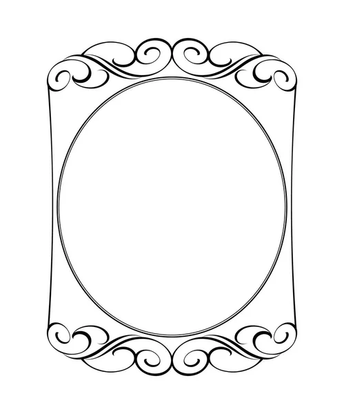 The frame is elegant.Vector illustration. — Stock Vector