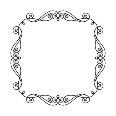 Vektör retro çerçeveler. Vektör çizim.