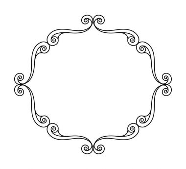 Vektör retro çerçeveler. Vektör çizim.