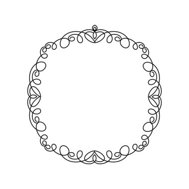 Vektör retro çerçeveler. Vektör çizim.