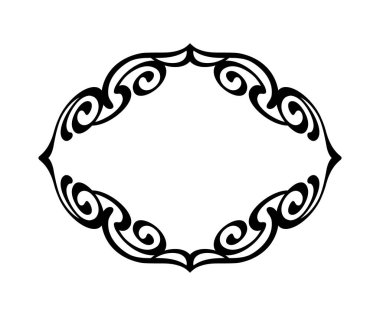 Vektör retro çerçeveler. Vektör çizim.