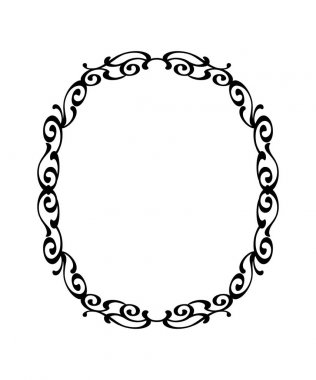 Vektör retro çerçeveler. Vektör çizim.