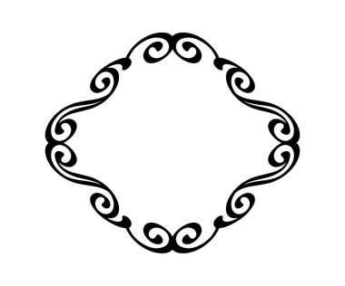 Vektör retro çerçeveler. Vektör çizim.