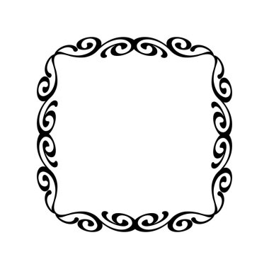 Vektör retro çerçeveler. Vektör çizim.