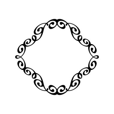 Vektör retro çerçeveler. Vektör çizim.