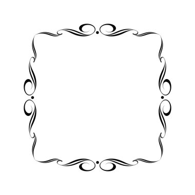 Vektör retro çerçeveler. Vektör çizim.