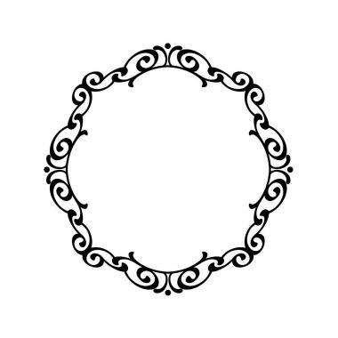 Vektör retro çerçeveler. Vektör çizim. 