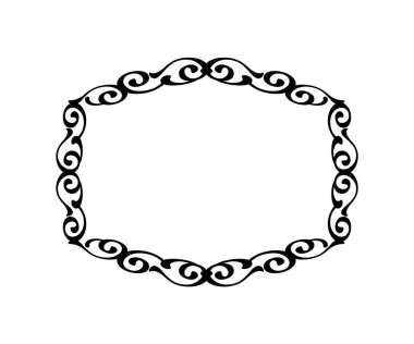 Vektör retro çerçeveler. Vektör çizim. 