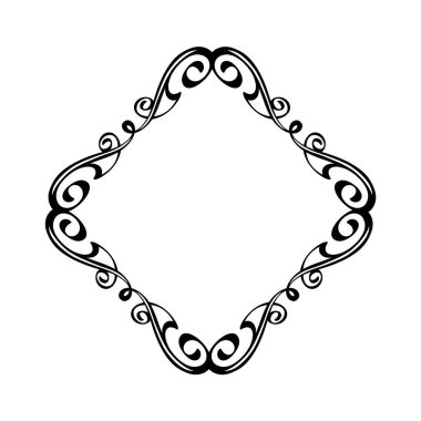 Vektör retro çerçeveler. Vektör çizim. 