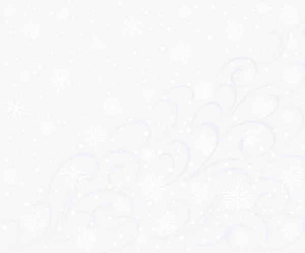 Moldura de fundo de flocos de neve .Christmas.Vector illustration.Gray em branco . — Vetor de Stock