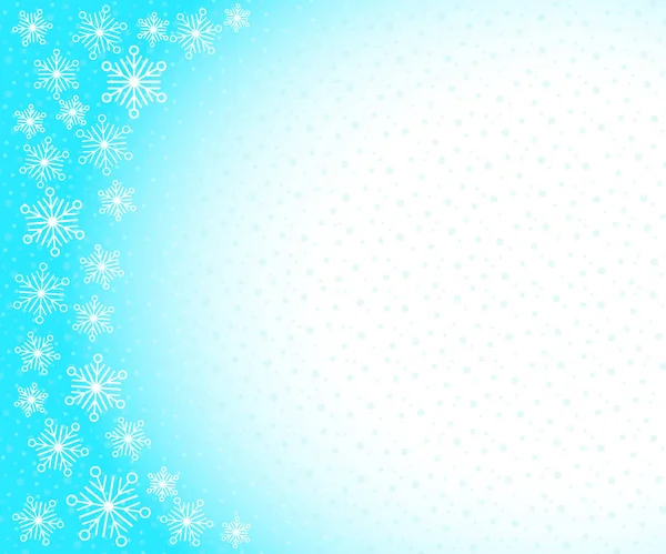 Hintergrund der Schneeflocken .christmas.vector Illustration. — Stockvektor