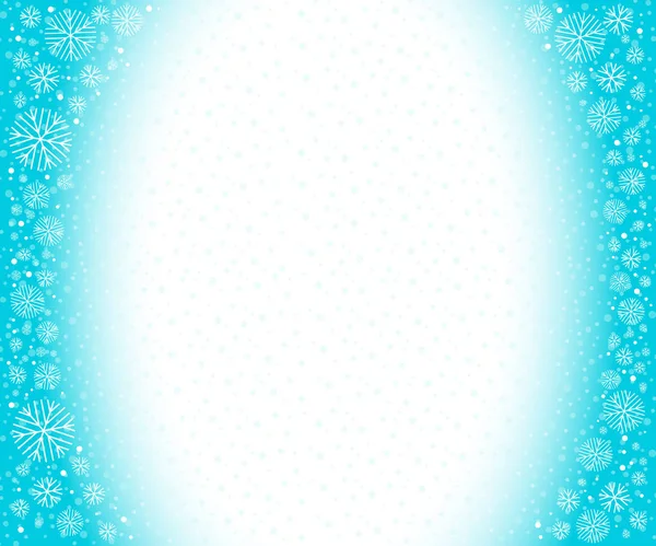 Hintergrund der Schneeflocken .christmas.vector Illustration. — Stockvektor