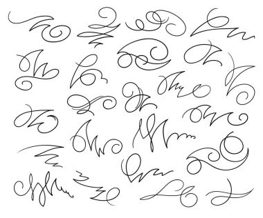 Tasarım öğeleri. Dekoratif illüstrasyon. Vektör.