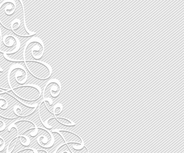 Arka plan dekoratif vinyetlerin hatları ile. Vektör çizim. Metin için yer. Gri beyaz .