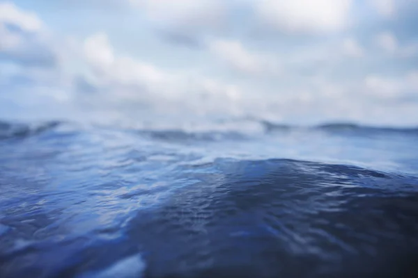 Okyanusta dalga Close-Up — Stok fotoğraf