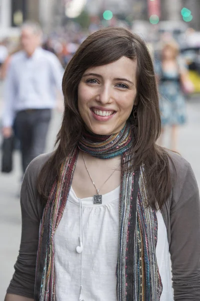 Portrait of happy woman — Stock Photo, Image