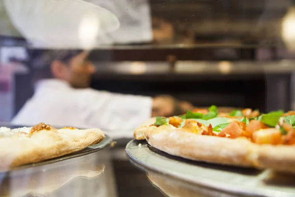 Pizzeria-Betreiber — Stockfoto