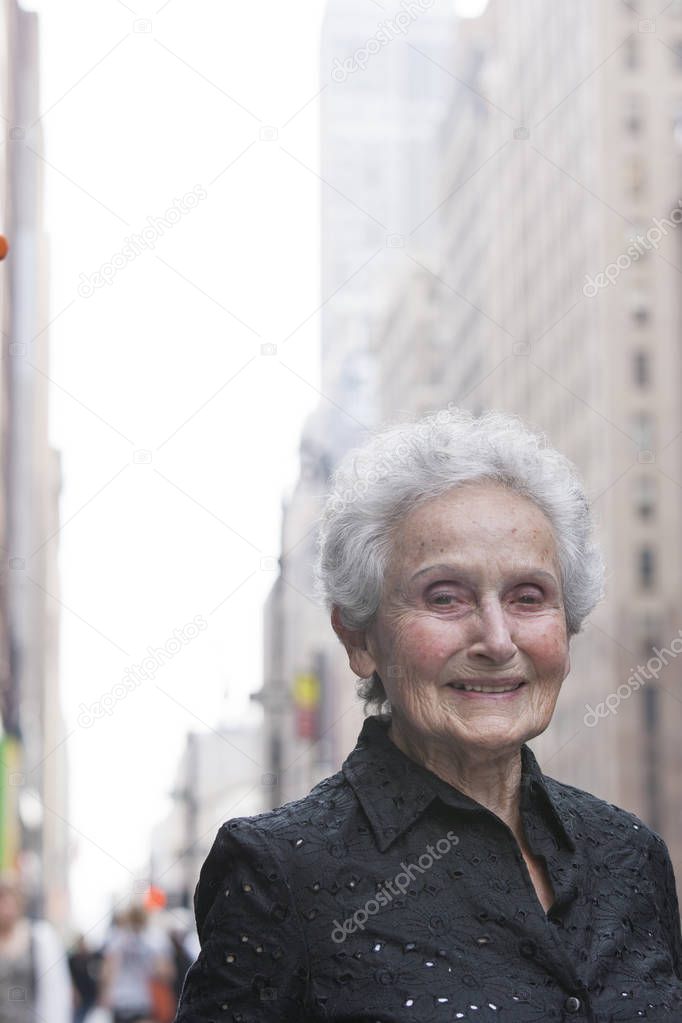 portrait of old woman