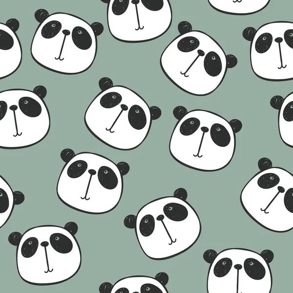 Cute pandas illustration — Stock Vector © AlsouSh #123356432