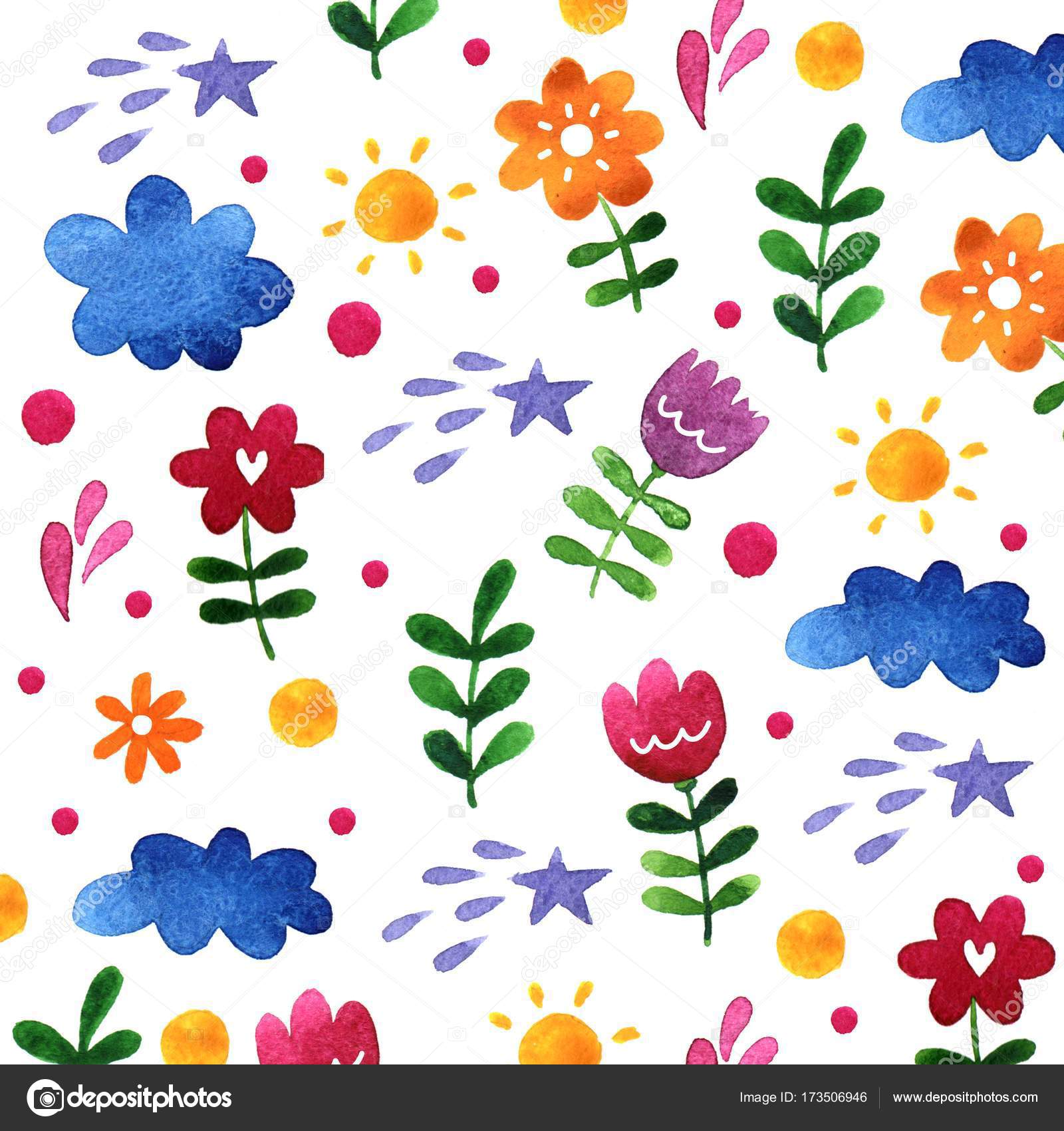 水彩の花模様 ストック写真 C Webmuza 水彩の花模様 ストック写真 C Webmuza