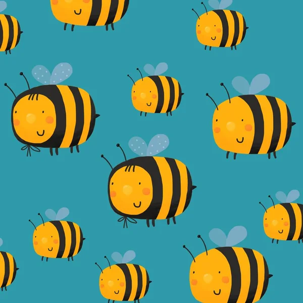 Cartoon bee background