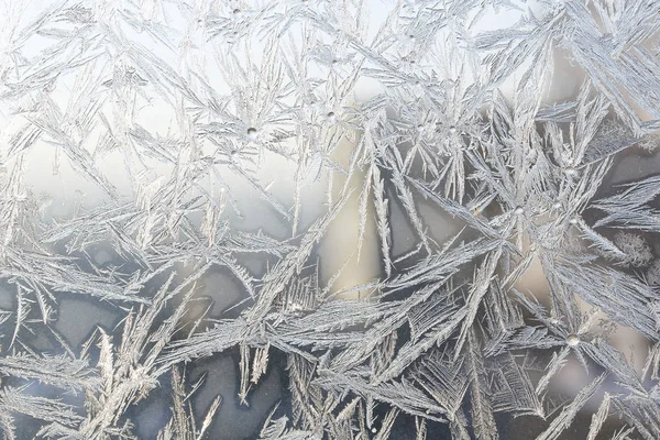 Заморожені віконне скло — стокове фото