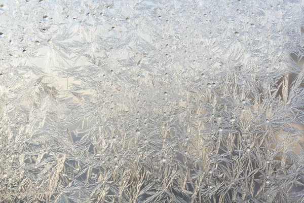 Vidrio de ventana congelado — Foto de Stock