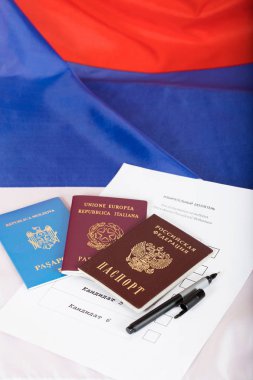 Rusya, Moldova ve İtalyan geçer bir yaklaşık oy pap