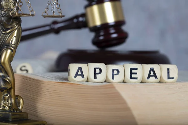 Word APPEAL composed of wooden letters. — Stock Photo, Image