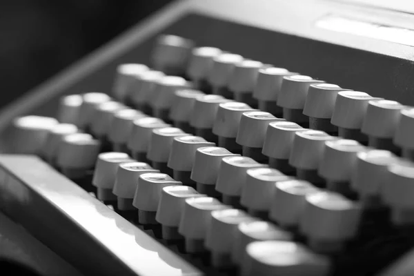 Teclado mecánico de máquina de escribir . — Foto de Stock