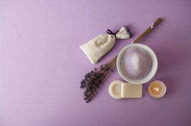 Lavanta kaplıcası, doğal ürünler, sabun, kese, çay mumu, tuz fırçası..