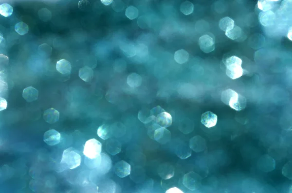 Turkuaz mavi bulanıklık, parıltı bokeh, soyut arkaplan