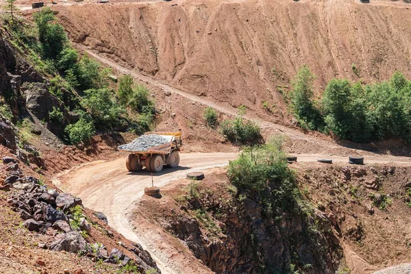 Mineração em minério de ferro na Estíria, na Áustria . — Fotografia de Stock