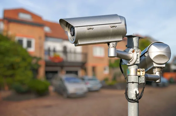 Videocamera Sicurezza Cctv Casa Monitoraggio — Foto Stock