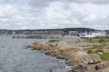 Fiskeback Marina bir büyük Limanı'nda gothenburg 